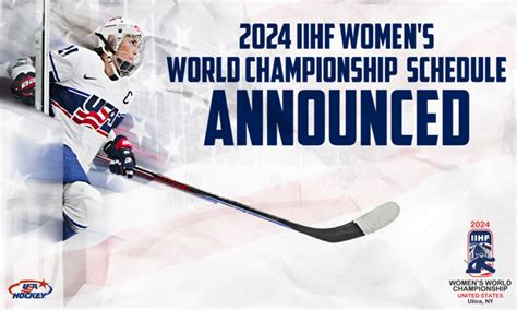 iihf women's world championship schedule
