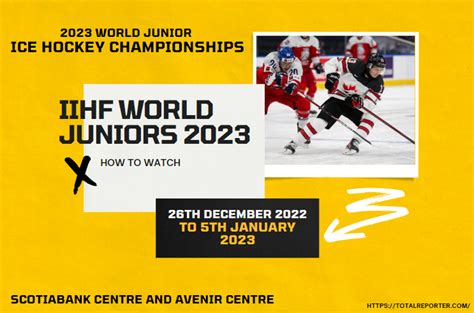 iihf world juniors 2023 live stream