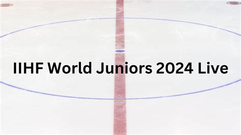 iihf world juniors 2024 stream
