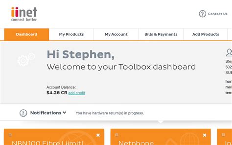 Iinet Toolbox Not Working