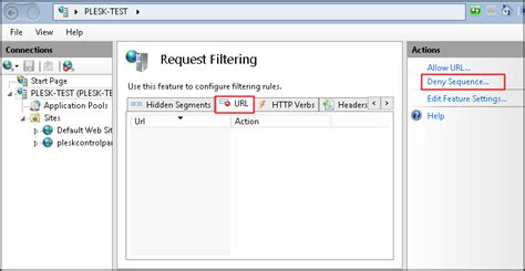 Iis Request Filtering Rules Examples