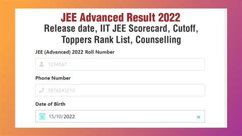 iit jee advanced result 2020 date