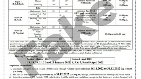iit jee mains application form 2023
