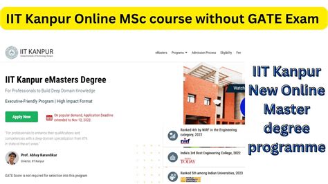 iit kanpur online masters