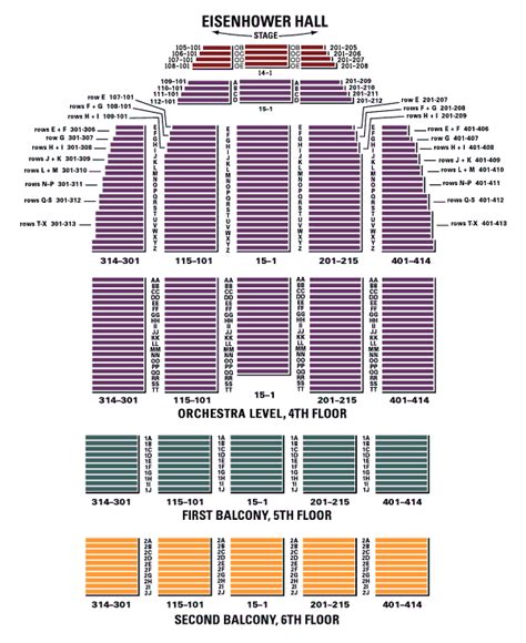 Ike Hall Seating Chart