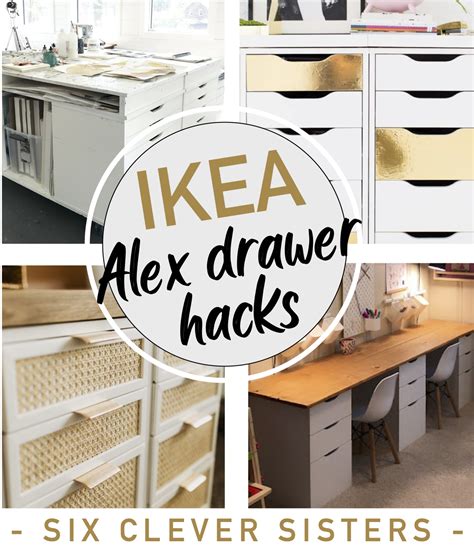 ALEX DRAWER UPGRADE (IKEA HACK) Ikea alex drawers, Ikea furniture