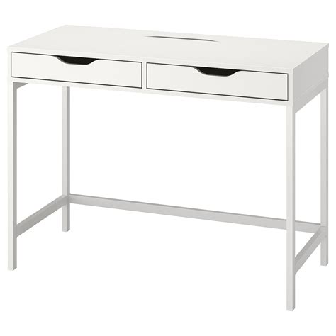 LAGKAPTEN / ALEX Skrivbord, svartbrun/vit, 140x60 cm IKEA