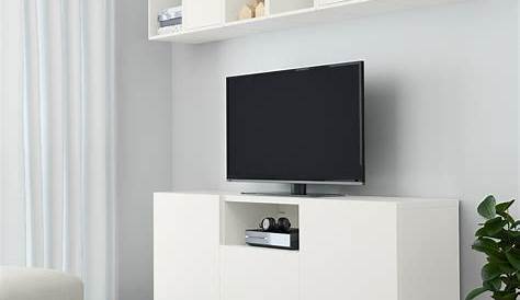 Ikea Besta Combinaison Meuble Tv BESTÅ / EKET Rangement TV Blanc/brunnoir