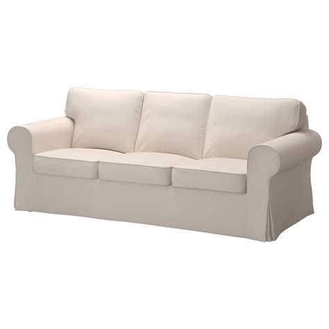 Famous Ikea Ektorp 3 Seat Sofa Cover White For Living Room