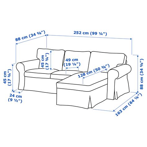 Famous Ikea Ektorp Sofa With Chaise Dimensions New Ideas