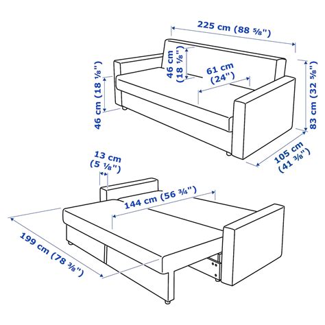 Incredible Ikea Friheten Sofa Bed Measurements For Living Room