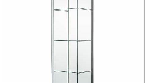 Ikea Glass Display Cabinet Singapore Detolf Door Black Brown