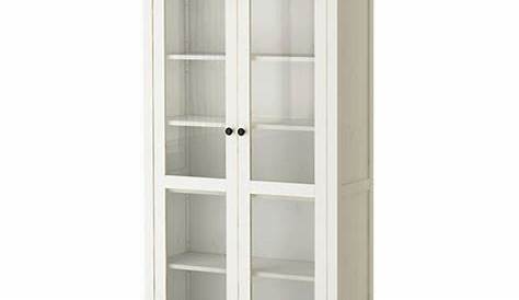 Ikea Glass Door Cabinet White Detolf