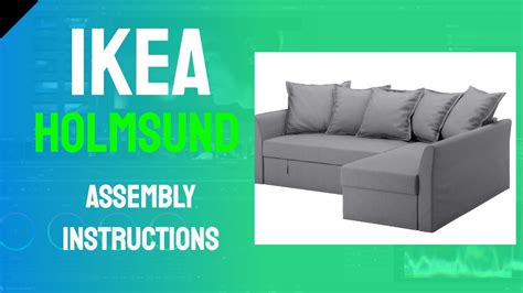 New Ikea Holmsund Sofa Bed Assembly Instructions 2023