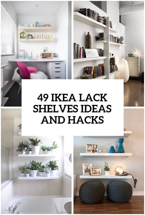 Ikea lack shelves ideas hacks plante salle de bain, décoration petite