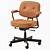 ikea leather office chair