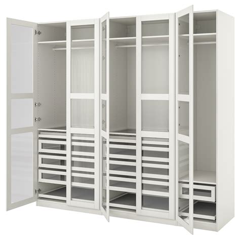PAX Schrank mit 2 Türen weiß/Bergsbo Frostglas IKEA Österreich