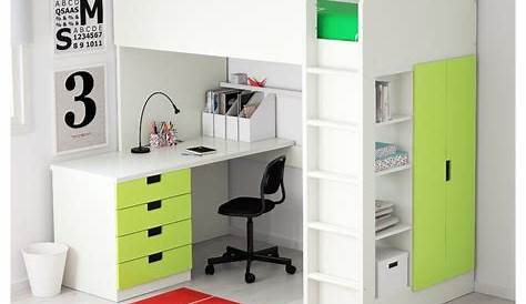 Ikea Stuva Loft bed with desk, drawers and wardrobe in