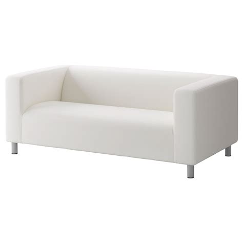 New Ikea White Leather 2 Seater Sofa With Low Budget
