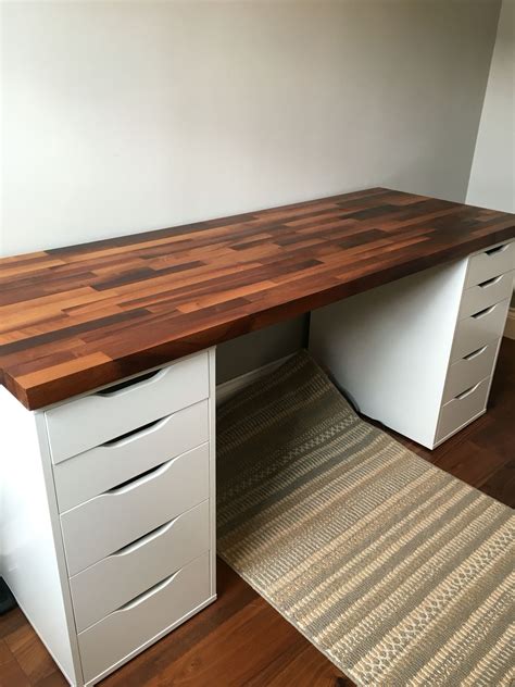 IKEA Alve / Hemnes / Leksvik pine wood large desk