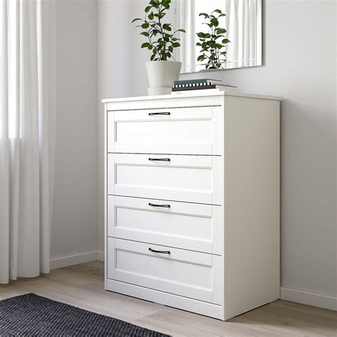 ikea 4 drawer dresser white