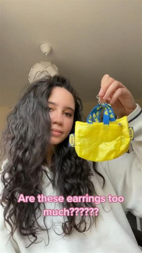 Ikea Bag Earrings