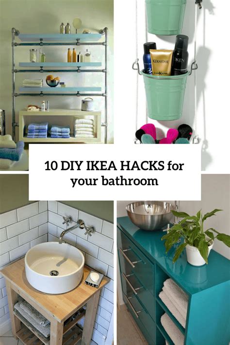 10 Cool DIY IKEA Hacks To Make Your Bathroom Comfy And Chic Shelterness