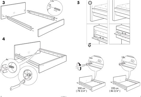 ikea bed frame instructions