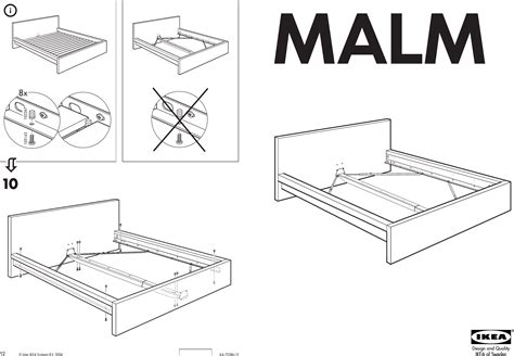 ikea bed frame queen instructions
