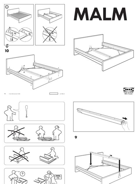 ikea bed with drawers instruction
