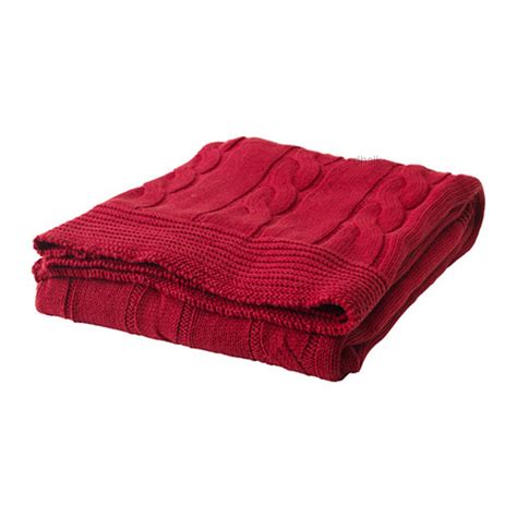 Ikea Blanket Red