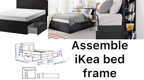 Ikea Brimnes Queen Bed Frame Instructions