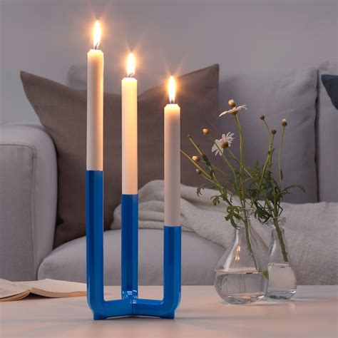 Ikea Candles Blue