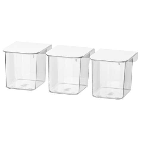 Ikea Containers With Lids White