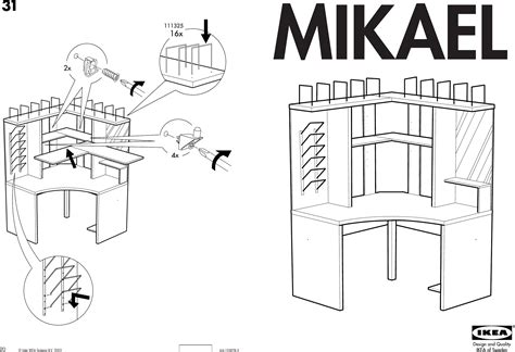Ikea Corner Desk Manual