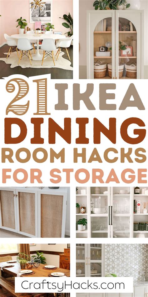 Ikea Dining Room Storage Hacks
