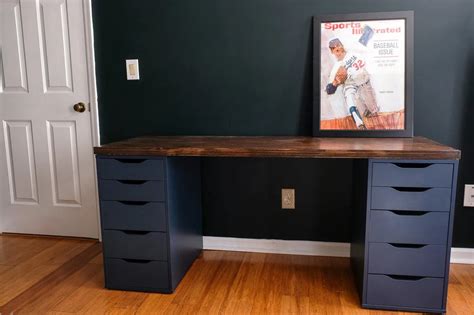 Ikea Drawers Desk Hack