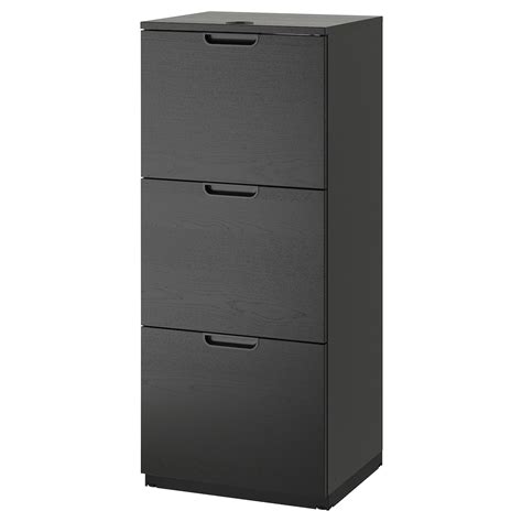 Ikea Filing Cabinet Black