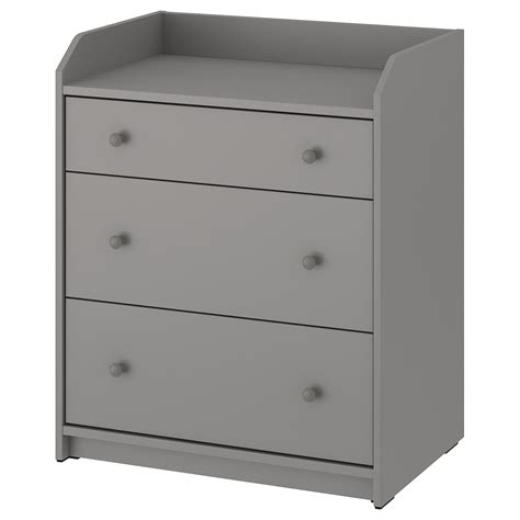 ikea hauga chest of 3 drawers