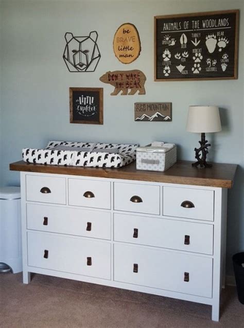 Ikea Hemnes Changing Table Hack