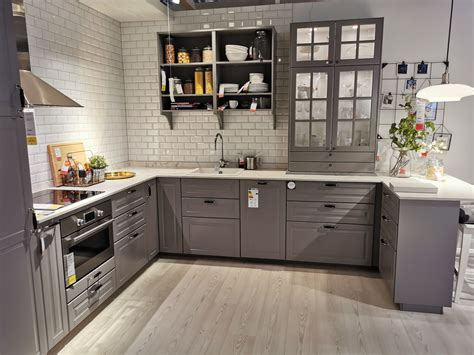 Ikea Kitchen Grey Bodbyn