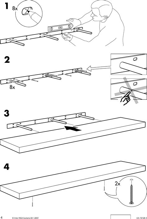 Ikea Lack Wall Shelf Assembly Instructions
