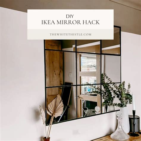 Ikea Large Mirror Hack