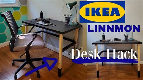 Ikea Linnmon Desk Leg Hack