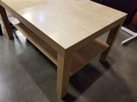 Ikea Maple Coffee Table