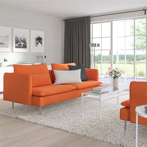 Ikea Orange Soffa