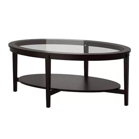 Ikea Oval Coffee Table Black