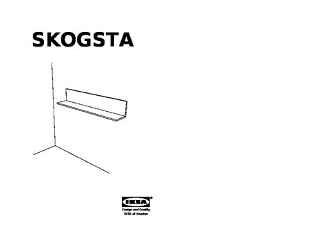 Ikea Skogsta Shelf Instructions