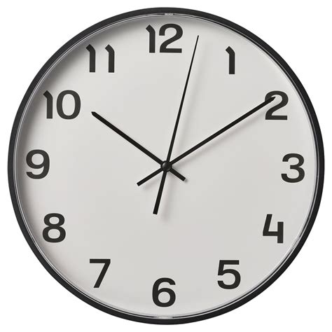 Ikea Wall Clock Black