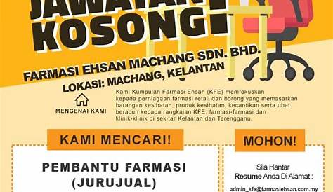 Iklan Jawatan Kosong Kerajaan Negeri Kelantan
